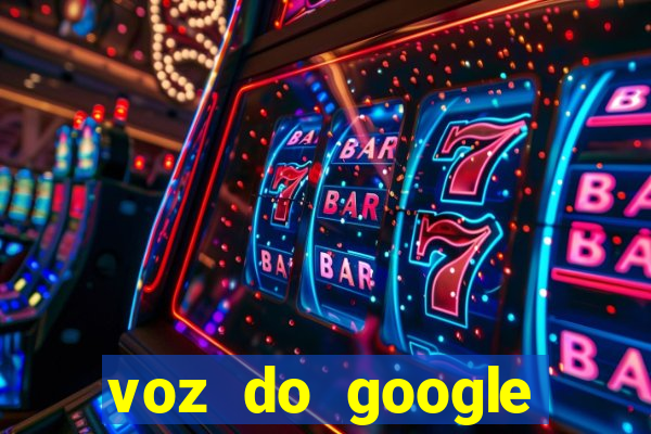 voz do google tradutor homem